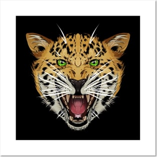 illustrated Jaguar PRIDE series Jaguar with no trim. Posters and Art